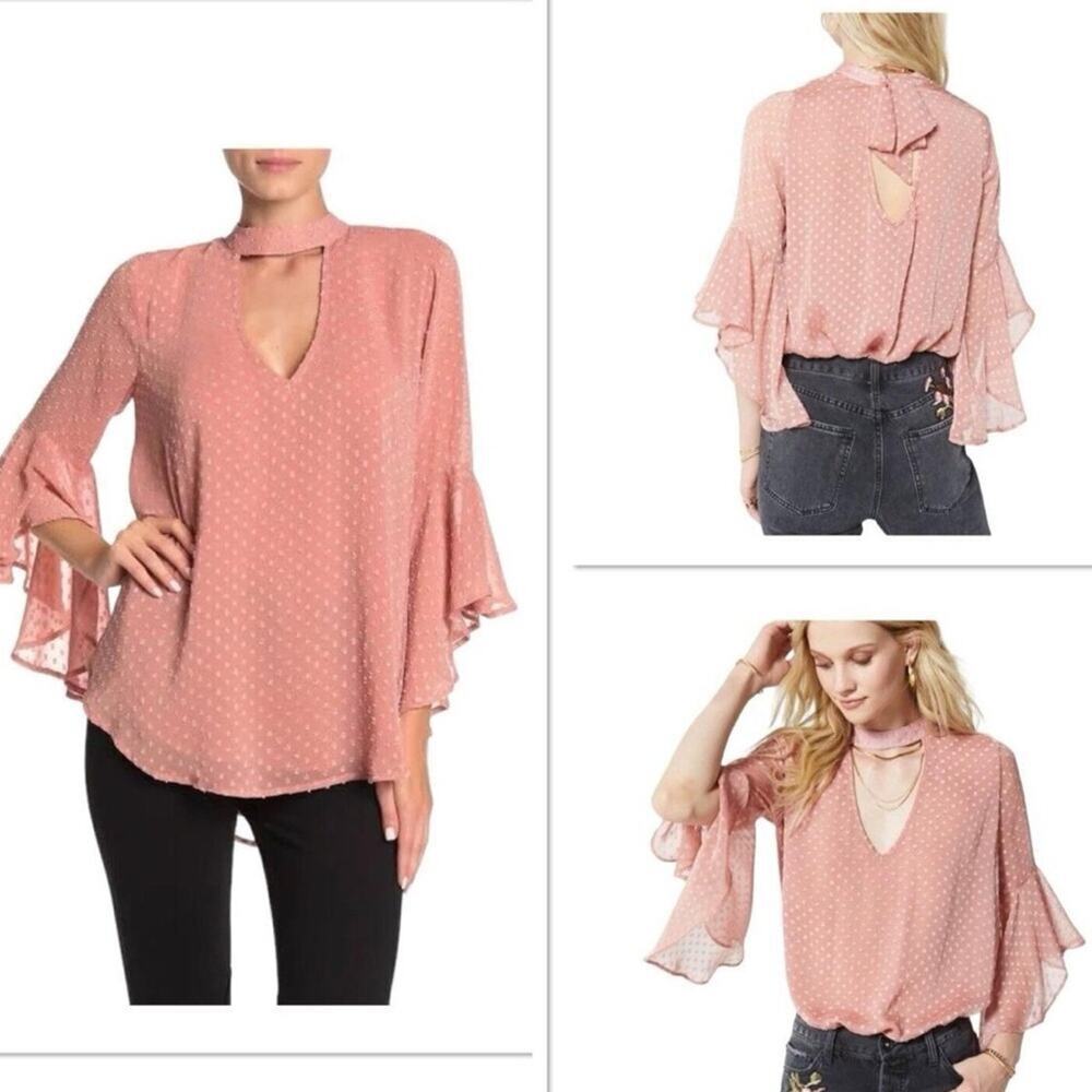 NWT Band of Gypsies Blush Blouse